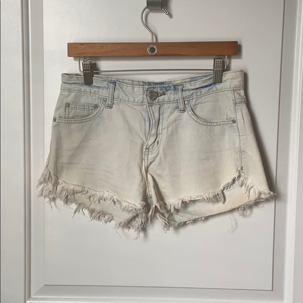 Free people distressed shorts